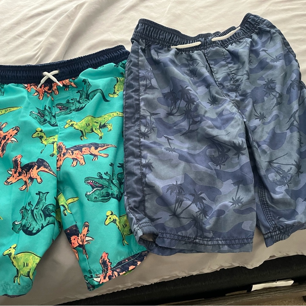 Excellent Condition Boys Size 12 Swim Shorts Carter and Osh Kosh BGosh
